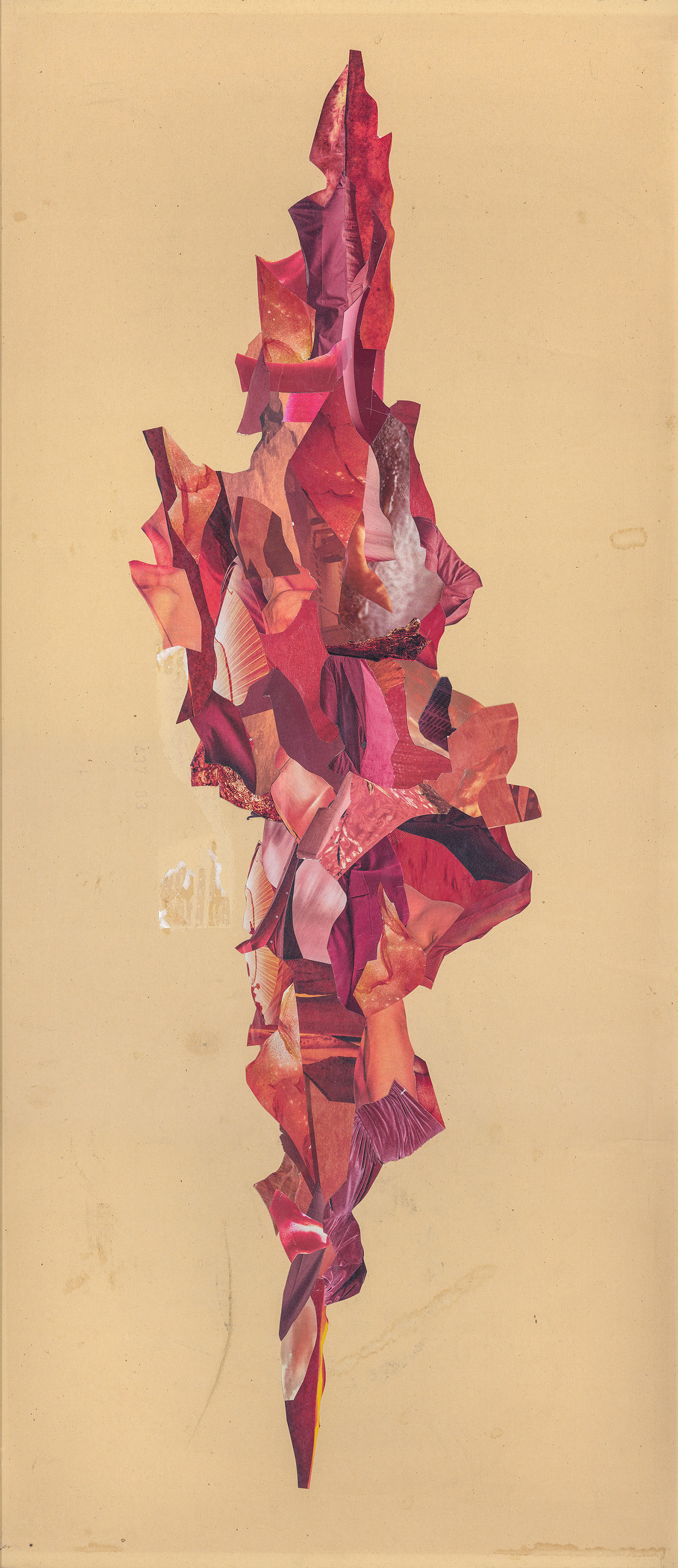 Feuer und Flamme - abstrakte Collage Kunst von Artmuc Award Gewinner Markus Wülbern