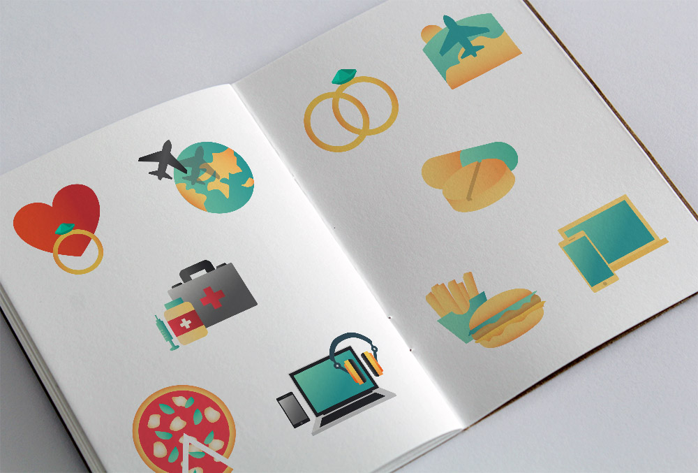 Icons, Logodesign und Grafikdesign - Grafikdesign, Kommunikationsdesign, Illustration und Kreatives vom Grafikdesigner Markus Wülbern