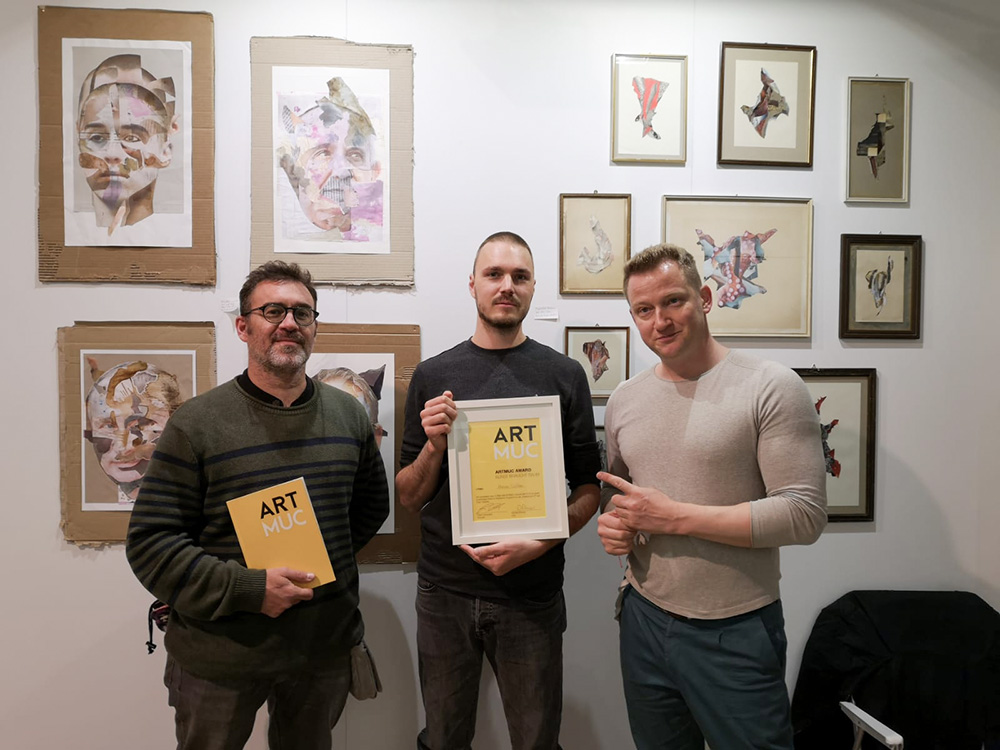 Artmuc Award 2019 erster Platz für den Collage Künstler Markus Wülbern